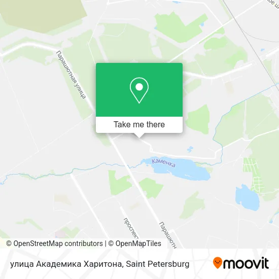 улица Академика Харитона map