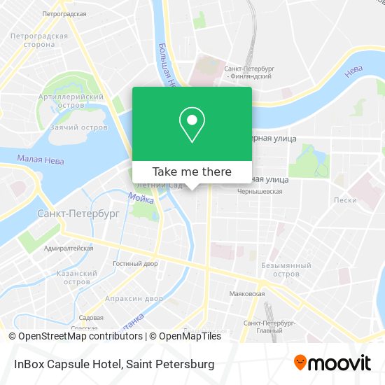 InBox Capsule Hotel map
