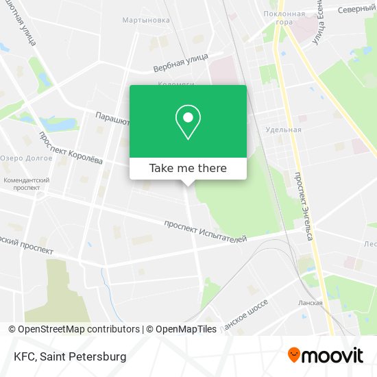 KFC map