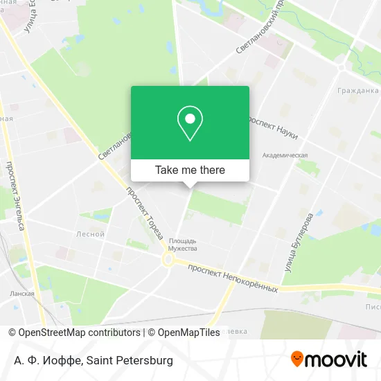 А. Ф. Иоффе map