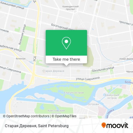 Старая Деревня map