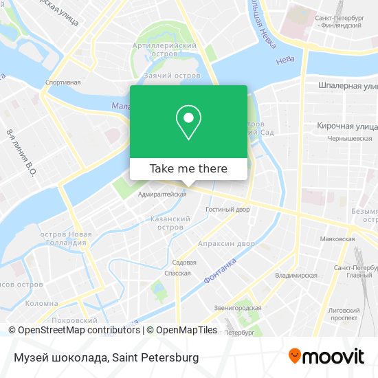 Музей шоколада map