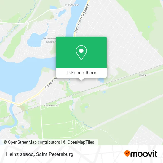 Heinz завод map