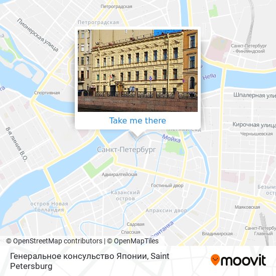 Генеральное консульство Японии map