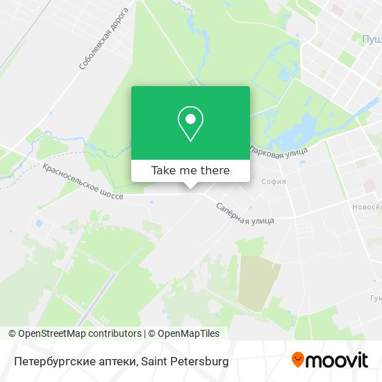 Петербургские аптеки map