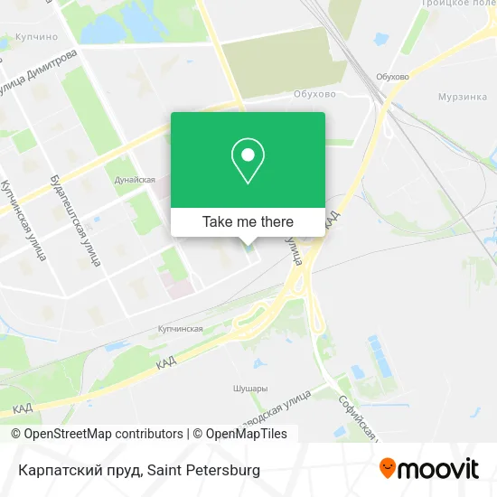 Карпатский пруд map