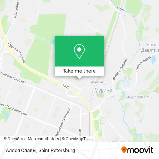 Аллея Славы map