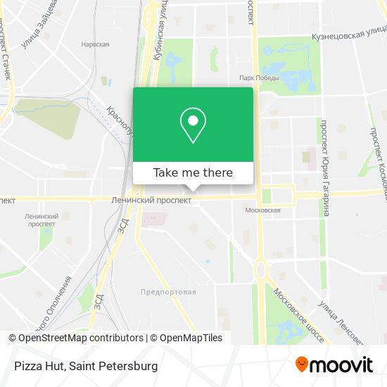 Pizza Hut map