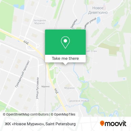 ЖК «Новое Мурино» map