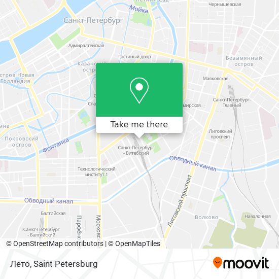 Лето map