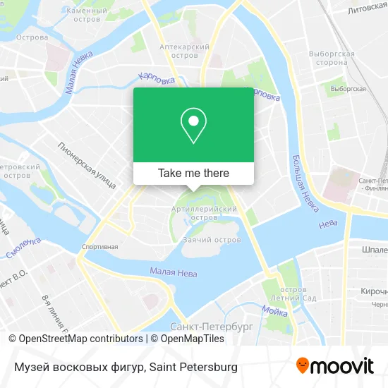 Музей восковых фигур map