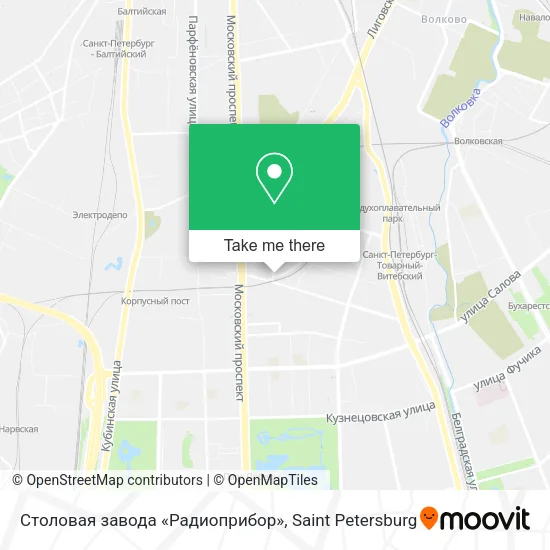 Столовая завода «Радиоприбор» map