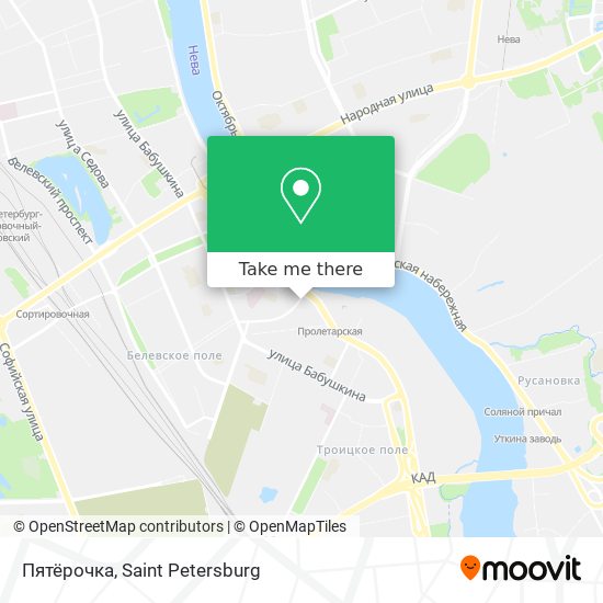 Пятёрочка map