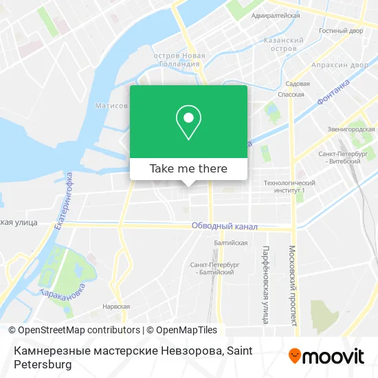 Камнерезные мастерские Невзорова map