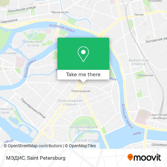 МЭДИС map