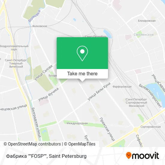 Фабрика ""FOSP"" map