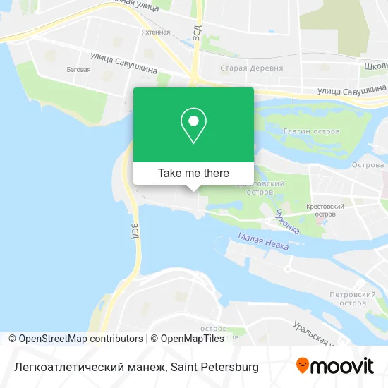 Легкоатлетический манеж map