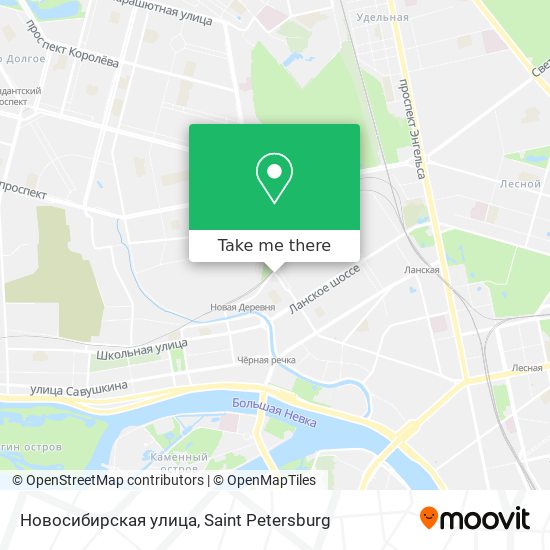 Новосибирская улица map