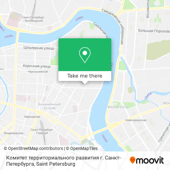 Комитет территориального развития г. Санкт-Петербурга map