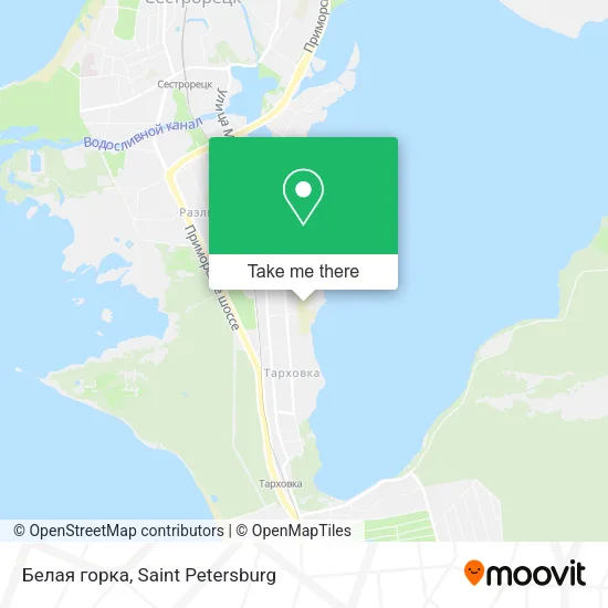 Белая горка map