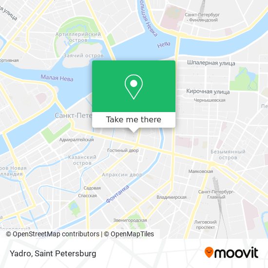 Yadro map