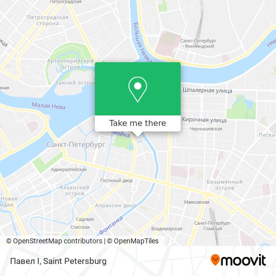 Павел I map