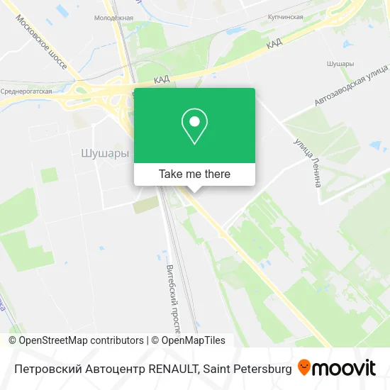 Петровский Автоцентр RENAULT map