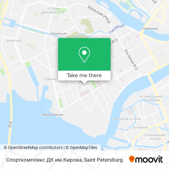 Спорткомплекс ДК им.Кирова map