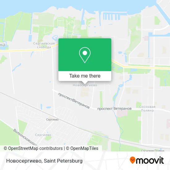 Новосергиево map
