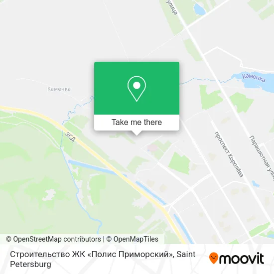 Строительство ЖК «Полис Приморский» map
