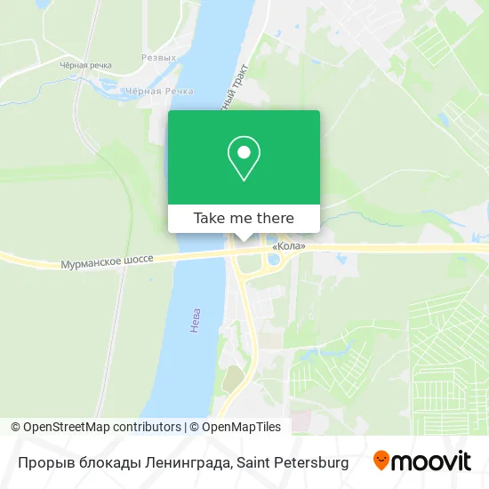 Прорыв блокады Ленинграда map