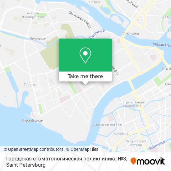 Городская стоматологическая поликлиника №3 map
