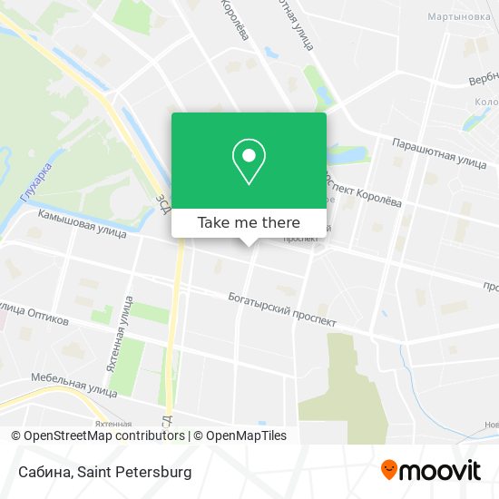 Сабина map