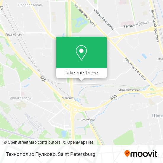 Технополис Пулково map