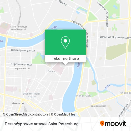 Петербургские аптеки map