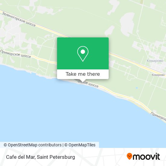 Cafe del Mar map
