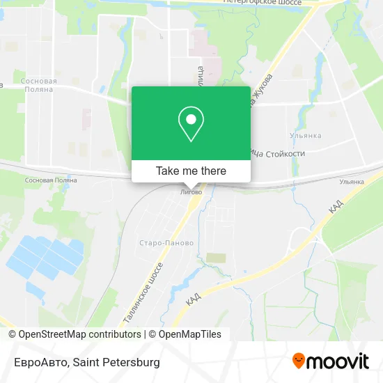 ЕвроАвто map