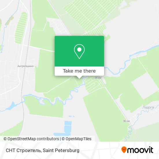 СНТ Строитель map