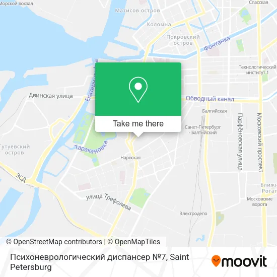 Психоневрологический диспансер №7 map