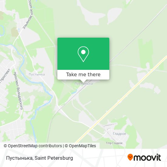 Пустынька map