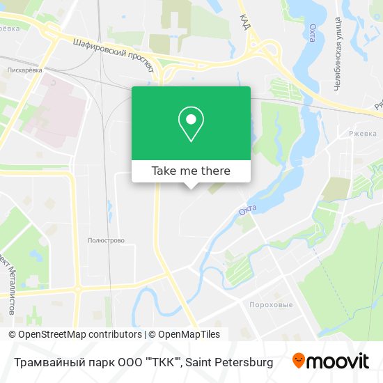 Трамвайный парк ООО ""ТКК"" map