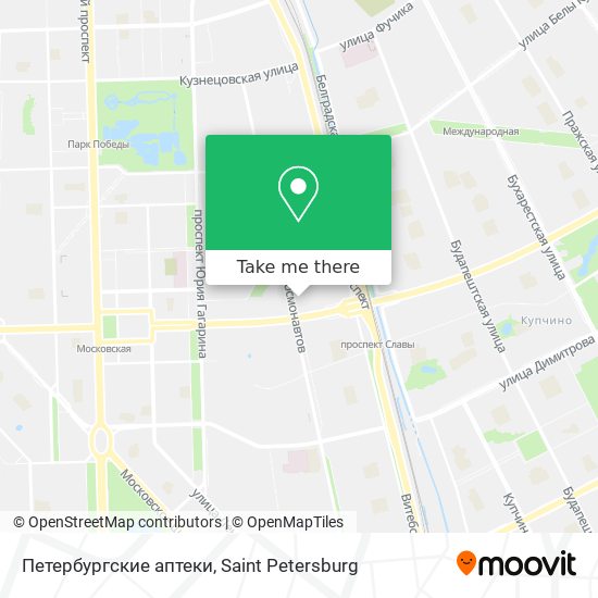 Петербургские аптеки map