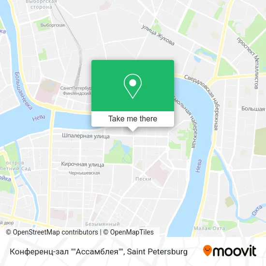 Конференц-зал ""Ассамблея"" map