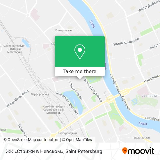ЖК «Стрижи в Невском» map