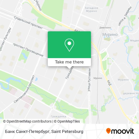 Банк Санкт-Петербург map
