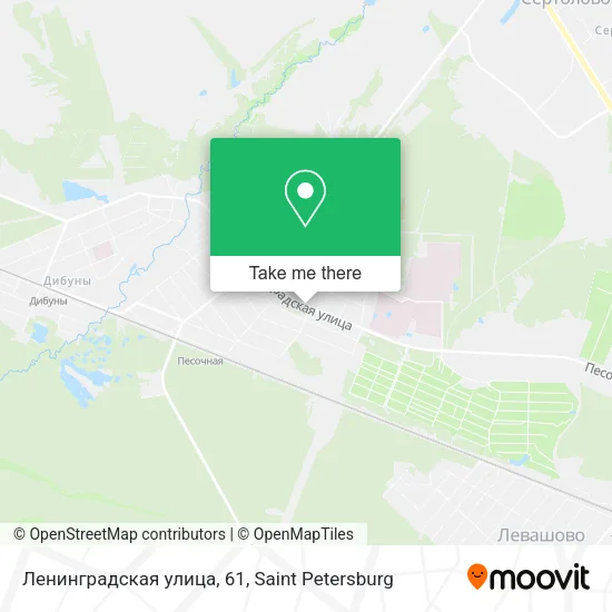 Ленинградская улица, 61 map