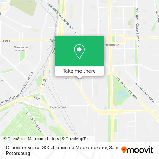 Строительство ЖК «Полис на Московской» map
