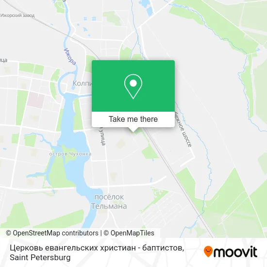 Церковь евангельских христиан - баптистов map