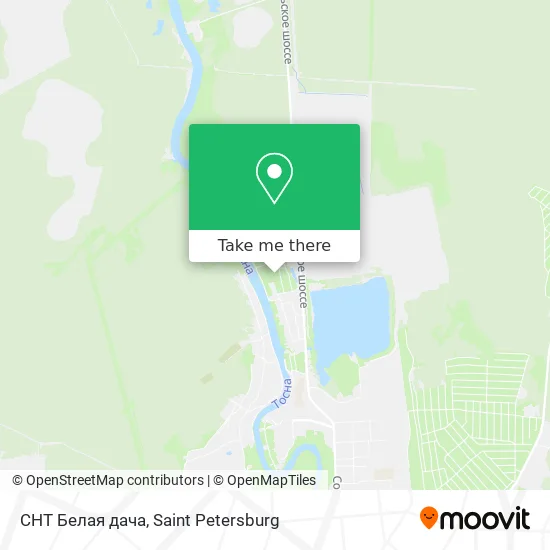 СНТ Белая дача map