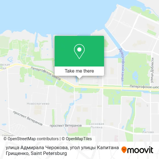 улица Адмирала Черокова, угол улицы Капитана Грищенко map